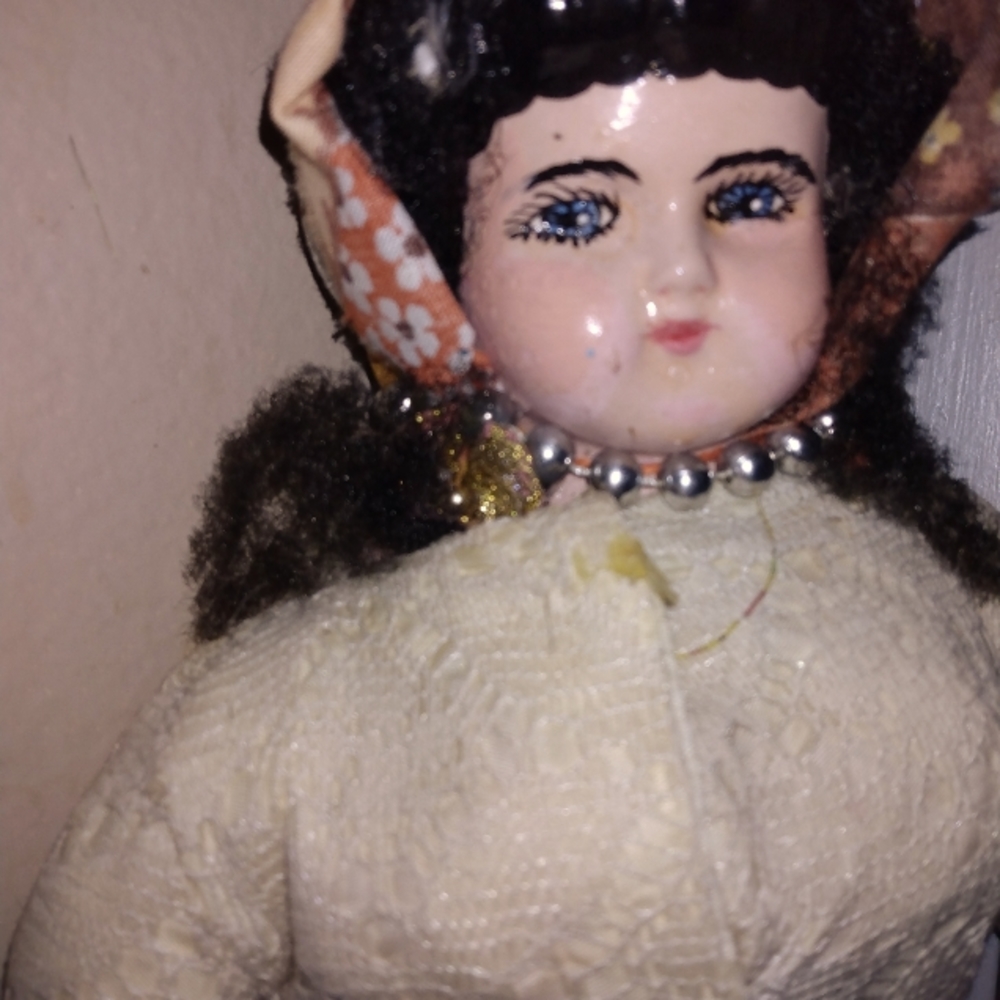 This is a vintage German made bisque dolll